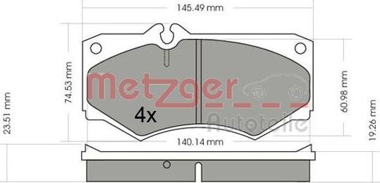 Metzger 1170351 - Komplet Pločica, disk-kočnica www.molydon.hr