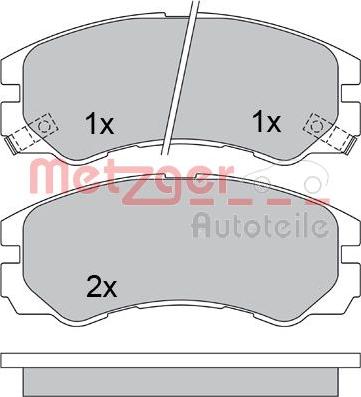 Metzger 1170352 - Komplet Pločica, disk-kočnica www.molydon.hr