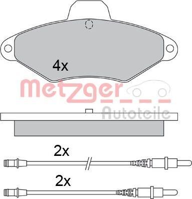 Metzger 1170319 - Komplet Pločica, disk-kočnica www.molydon.hr