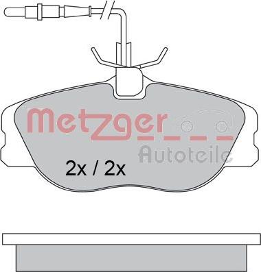 Metzger 1170386 - Komplet Pločica, disk-kočnica www.molydon.hr