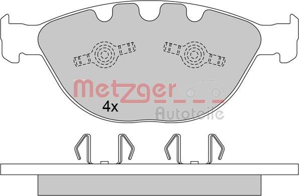 Metzger 1170380 - Komplet Pločica, disk-kočnica www.molydon.hr