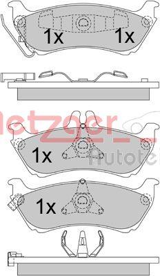 Metzger 1170339 - Komplet Pločica, disk-kočnica www.molydon.hr