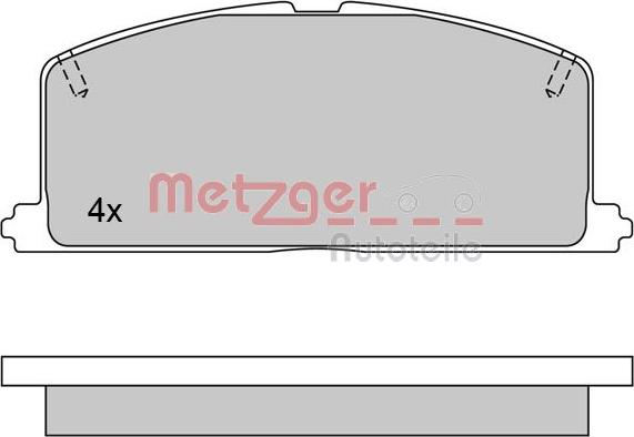 Metzger 1170327 - Komplet Pločica, disk-kočnica www.molydon.hr