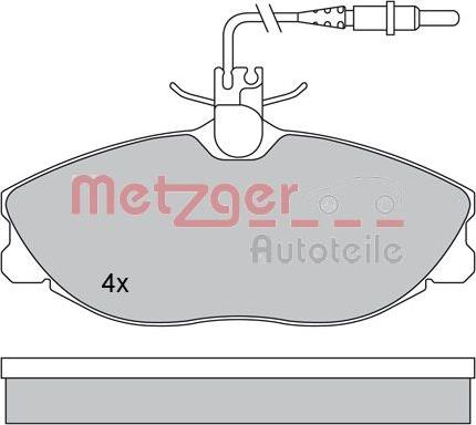 Metzger 1170253 - Komplet Pločica, disk-kočnica www.molydon.hr