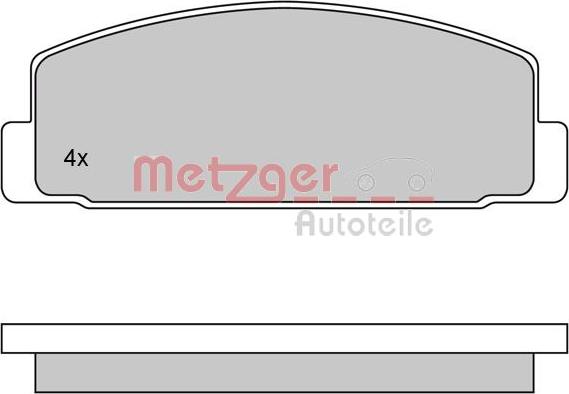 Metzger 1170206 - Komplet Pločica, disk-kočnica www.molydon.hr