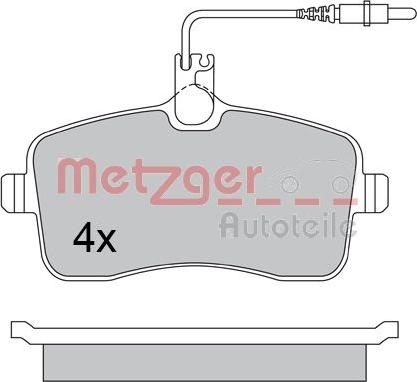 Metzger 1170283 - Komplet Pločica, disk-kočnica www.molydon.hr