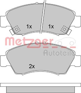 Metzger 1170230 - Komplet Pločica, disk-kočnica www.molydon.hr