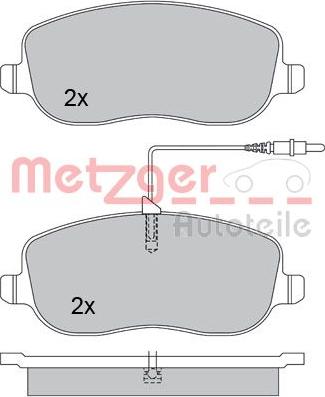 Metzger 1170232 - Komplet Pločica, disk-kočnica www.molydon.hr