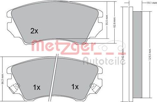 Metzger 1170221 - Komplet Pločica, disk-kočnica www.molydon.hr