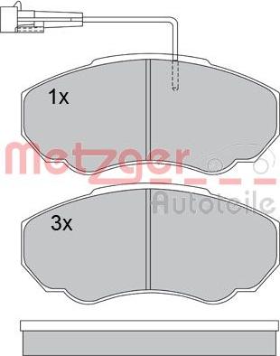 Metzger 1170227 - Komplet Pločica, disk-kočnica www.molydon.hr