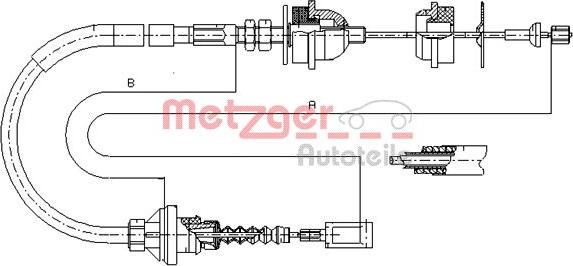 Metzger 1172.4 - Sajla, mehanizam za aktiviranje kvacila www.molydon.hr