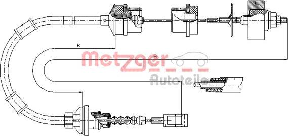 Metzger 1172.8 - Sajla, mehanizam za aktiviranje kvacila www.molydon.hr