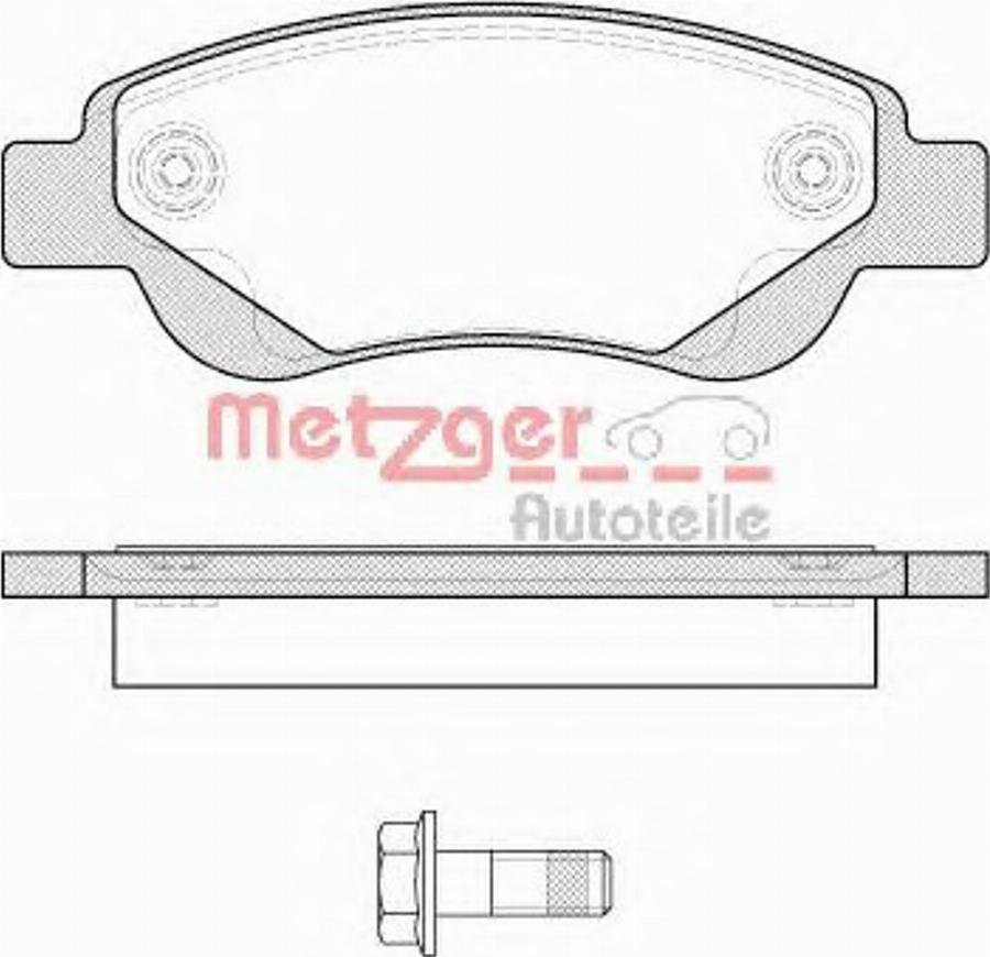 Metzger 117700 - Komplet Pločica, disk-kočnica www.molydon.hr