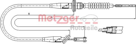 Metzger 18.6020 - Sajla, mehanizam za aktiviranje kvacila www.molydon.hr