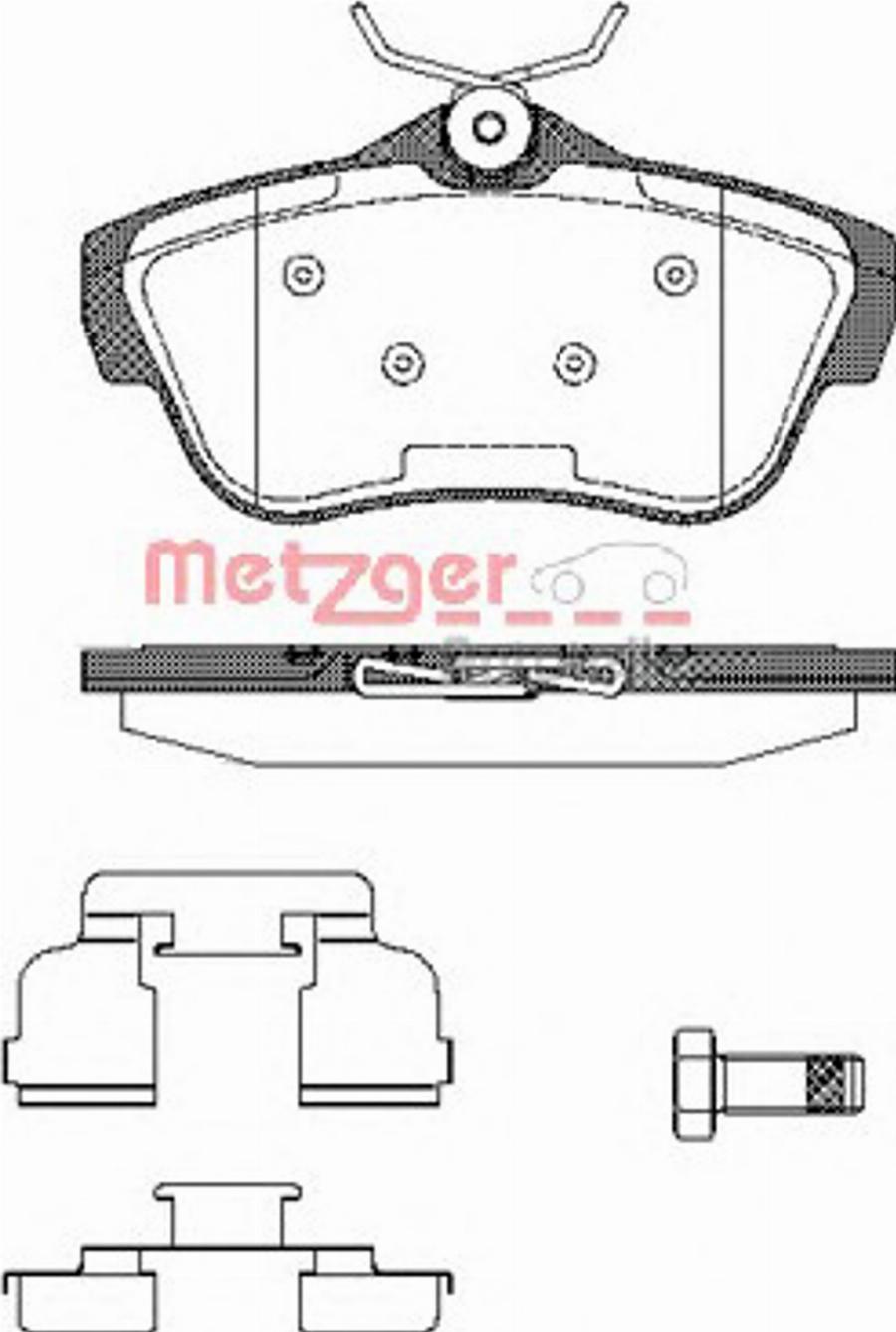 Metzger 1299.00 - Komplet Pločica, disk-kočnica www.molydon.hr