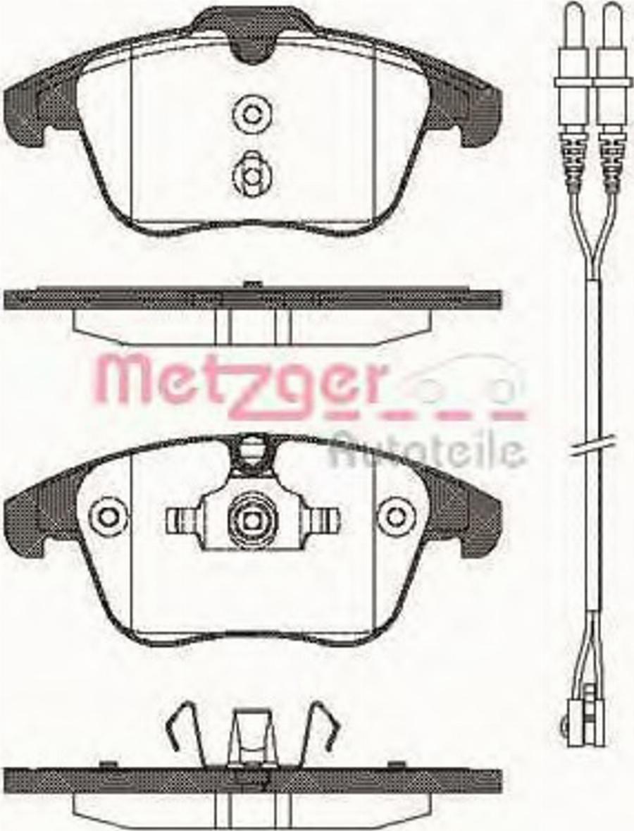 Metzger 1249.01 - Komplet Pločica, disk-kočnica www.molydon.hr