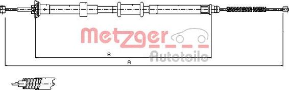 Metzger 12.0725 - Sajla ručne kočnice www.molydon.hr