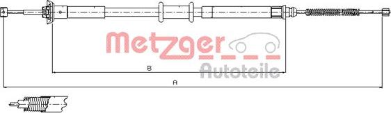 Metzger 12.1500 - Sajla ručne kočnice www.molydon.hr