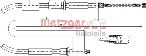 Metzger 1281P1 - Sajla ručne kočnice www.molydon.hr