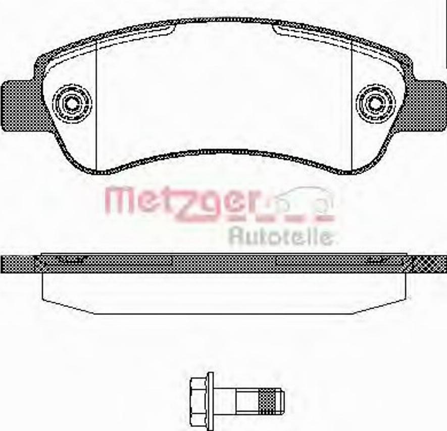 Metzger 1238.00 - Komplet Pločica, disk-kočnica www.molydon.hr