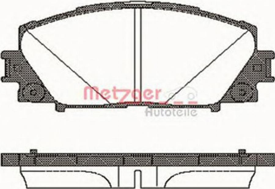 Metzger 1224.10 - Komplet Pločica, disk-kočnica www.molydon.hr