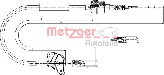 Metzger 12.7201 - Sajla, mehanizam za aktiviranje kvacila www.molydon.hr