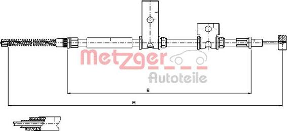 Metzger 17.5014 - Sajla ručne kočnice www.molydon.hr