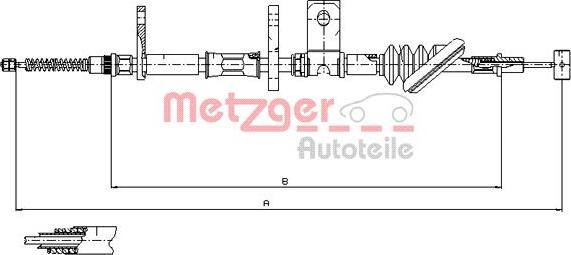 Metzger 17.5021 - Sajla ručne kočnice www.molydon.hr