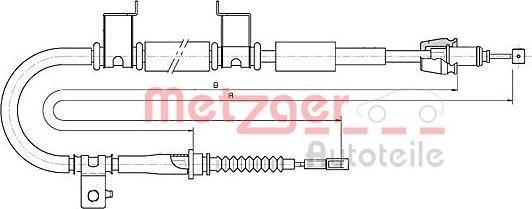 Metzger 17.6053 - Sajla ručne kočnice www.molydon.hr