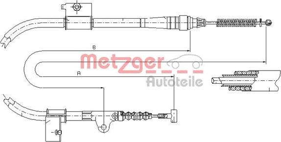 Metzger 17.0333 - Sajla ručne kočnice www.molydon.hr