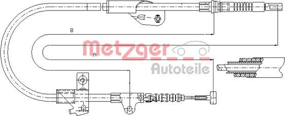 Metzger 17.0237 - Sajla ručne kočnice www.molydon.hr