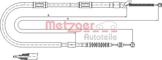 Metzger 17.1042 - Sajla ručne kočnice www.molydon.hr