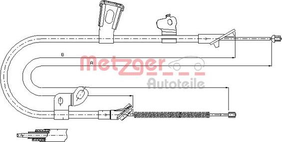 Metzger 17.1074 - Sajla ručne kočnice www.molydon.hr