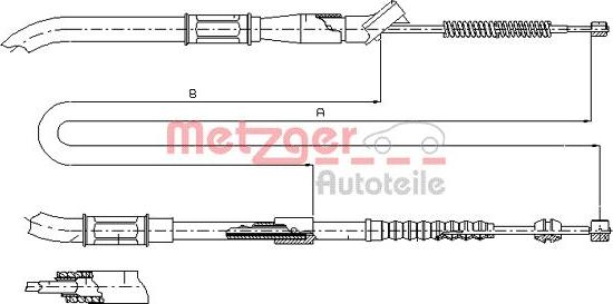 Metzger 17.1297 - Sajla ručne kočnice www.molydon.hr