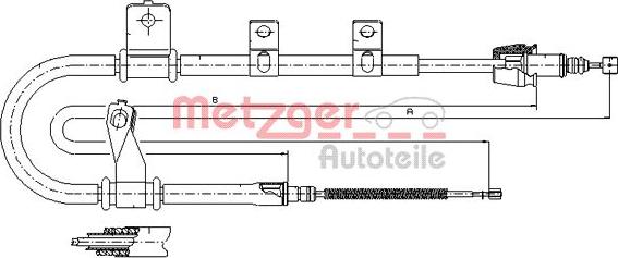 Metzger 17.2561 - Sajla ručne kočnice www.molydon.hr