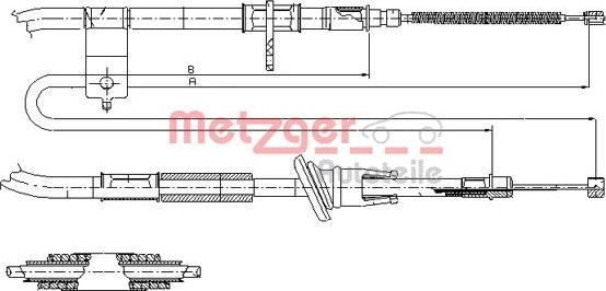 Metzger 17.2511 - Sajla ručne kočnice www.molydon.hr