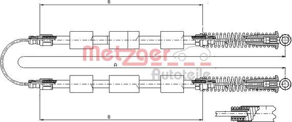 Metzger 321.20 - Sajla ručne kočnice www.molydon.hr