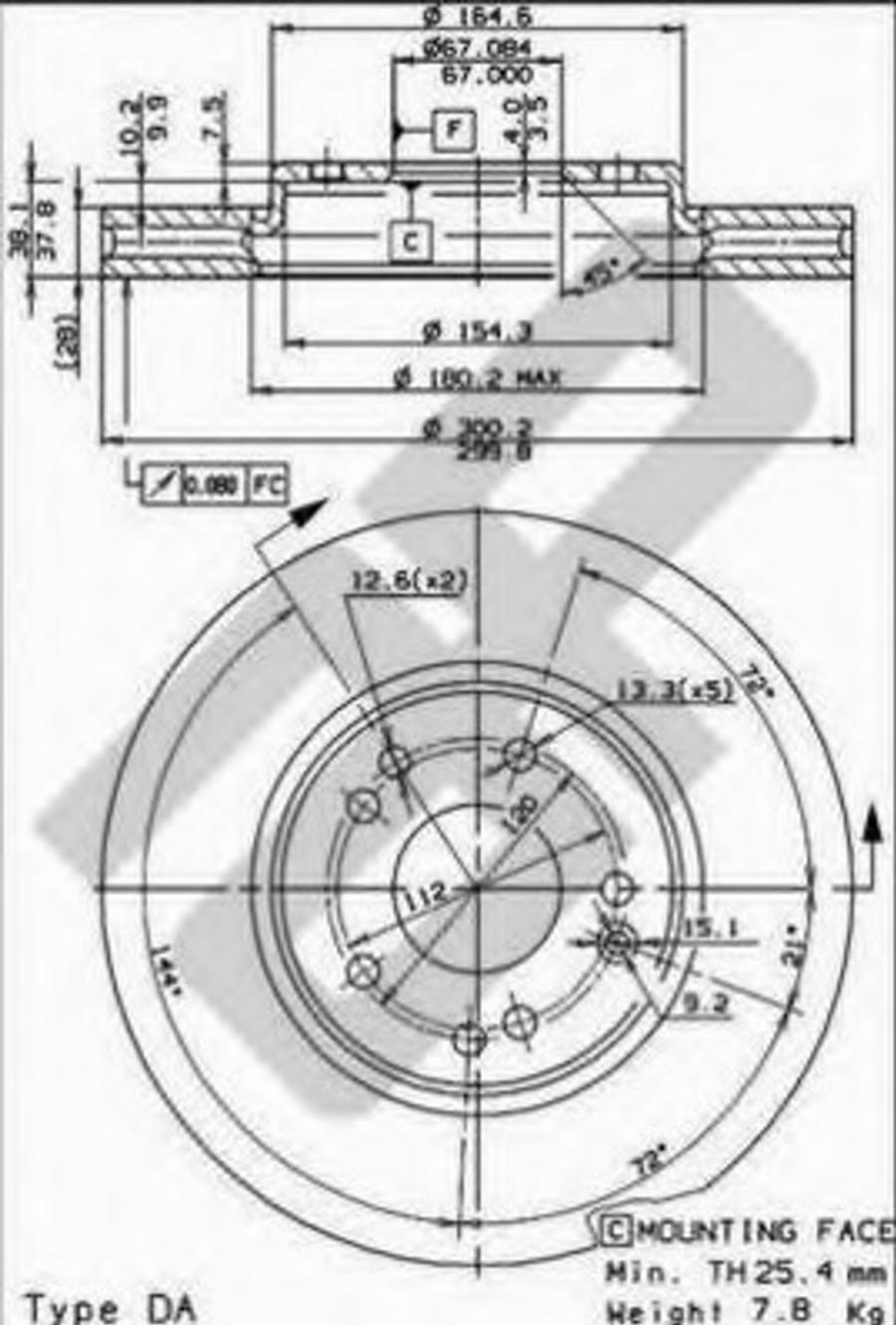 Metzger 24807 - Kočioni disk www.molydon.hr