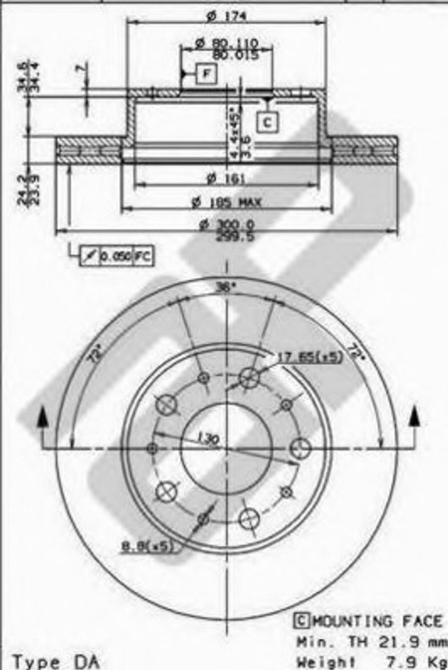 Metzger 24814 - Kočioni disk www.molydon.hr