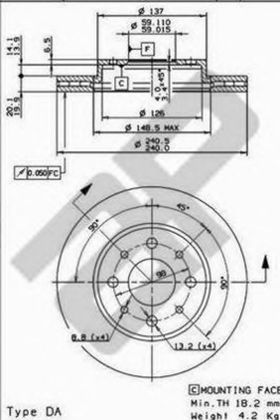 Metzger 24815 - Kočioni disk www.molydon.hr