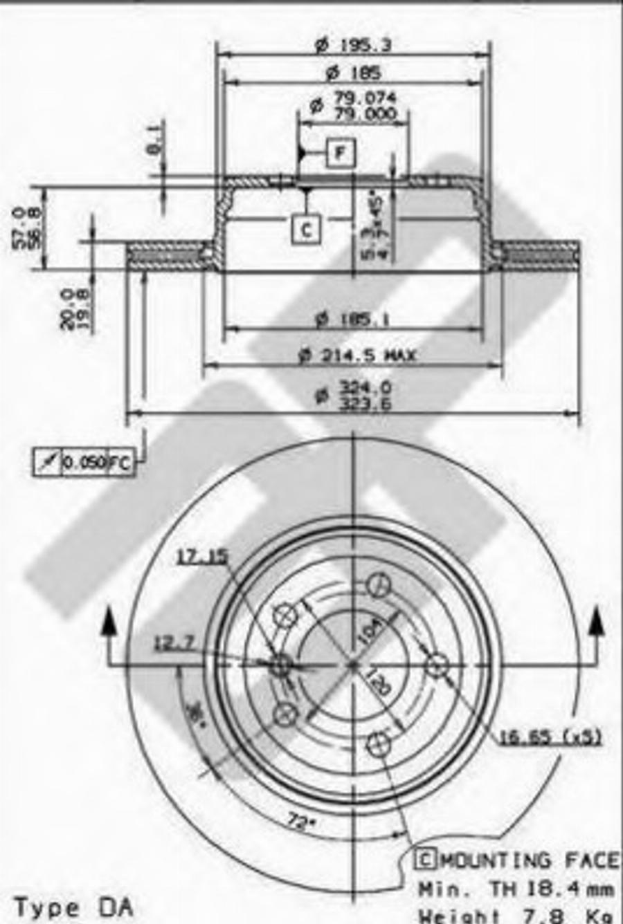 Metzger 24887 V - Kočioni disk www.molydon.hr