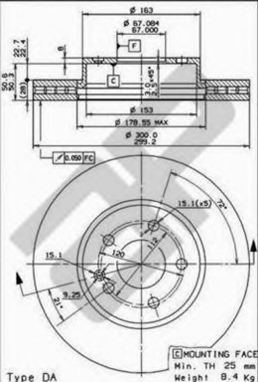 Metzger 24835 - Kočioni disk www.molydon.hr