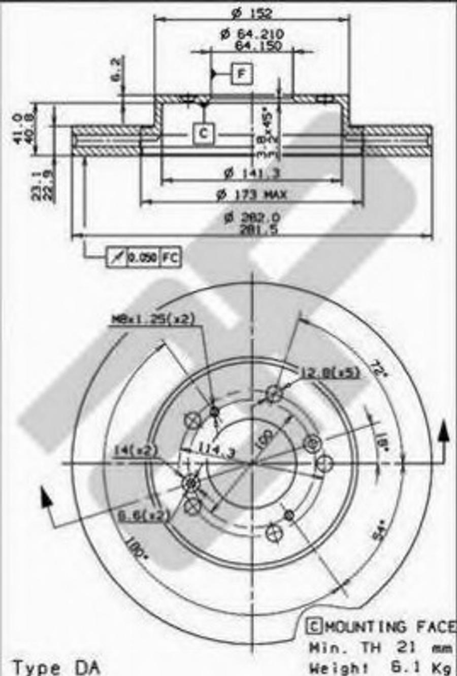 Metzger 24836 - Kočioni disk www.molydon.hr