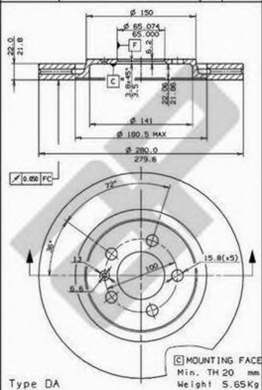 Metzger 24358 - Komplet kočnica, disk-kočnica www.molydon.hr