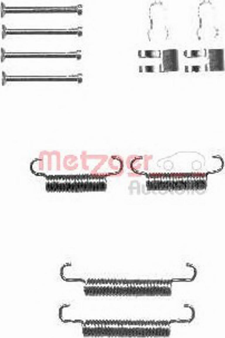 Metzger CR 839 - Komplet pribora, kočione papuce rucne kočnice www.molydon.hr