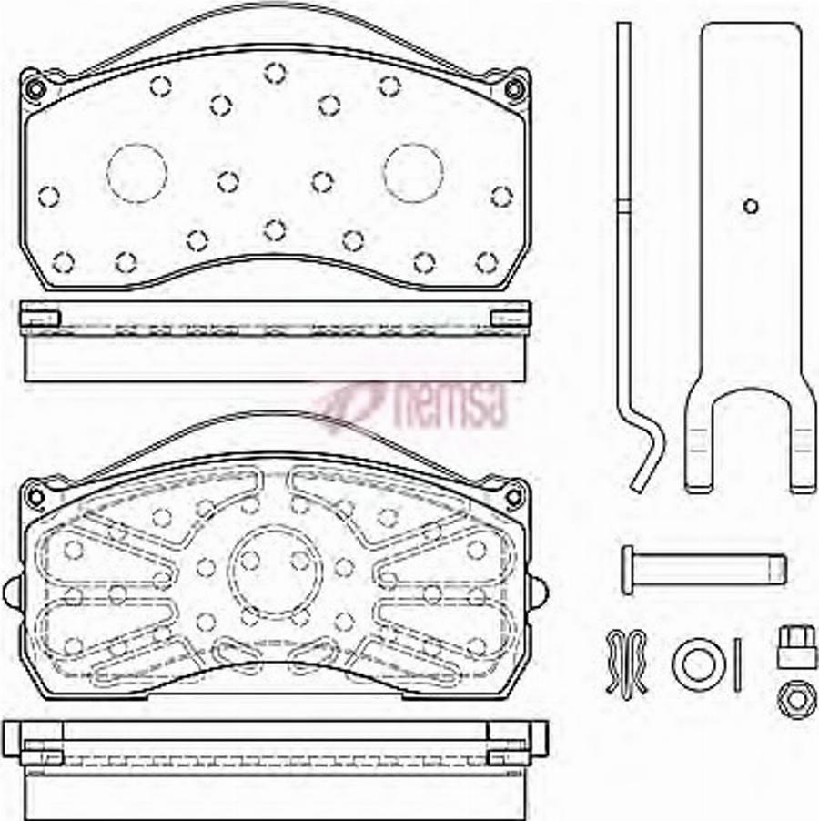 Metzger JCA 815.80 - Komplet Pločica, disk-kočnica www.molydon.hr