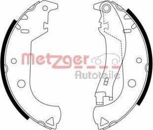 Metzger MG 964 - Komplet kočnica, bubanj kočnice www.molydon.hr