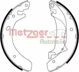 Metzger MG 972 - Komplet kočnica, bubanj kočnice www.molydon.hr