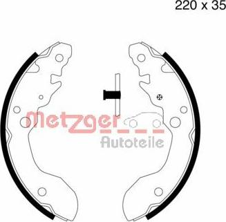 Metzger MG 668 - Komplet kočnica, bubanj kočnice www.molydon.hr