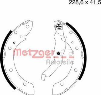 Metzger MG 633 - Komplet kočnica, bubanj kočnice www.molydon.hr